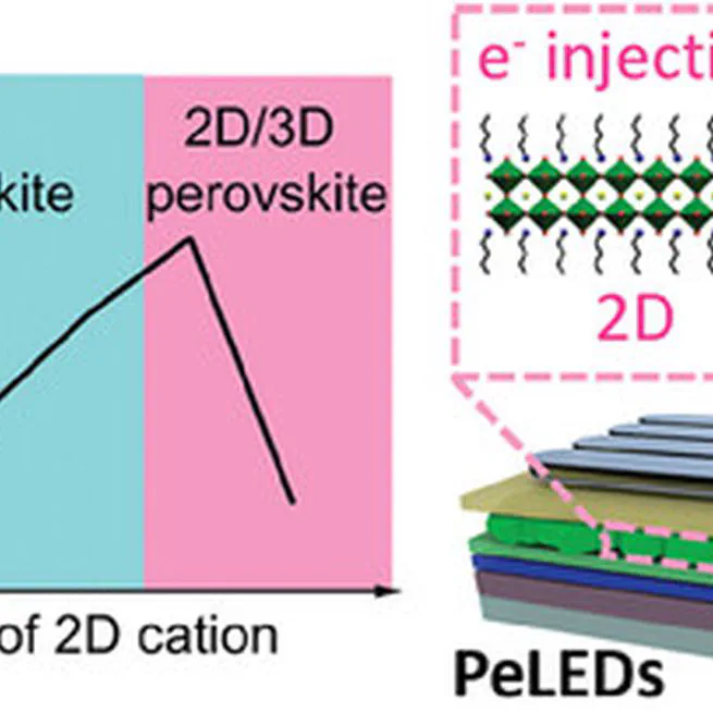 The Role of the Organic Cation in Developing Efficient Green Perovskite LEDs Based on quasi‐2D Perovskite Heterostructures